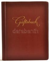 cca 1960 Emlékkönyv 20 db aláírt fotóval a német  varieté világából Kállay Judtnak