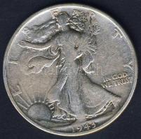 USA 1943. 1/2$ Ag "Walking" T:3