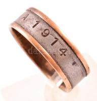 "Pro Patria 1914" feliratú gyűrű, méret: 62