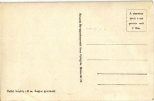 Gyöngyös, Kötéltáncos kerékpáron a Fő tér felett. Dedikált