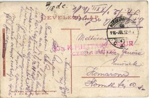 1916 Máramarossziget, Sighetu Marmatiei; Vigadó, Dreher Sörcsarnok, piaci árusok. Kiadja Benkő Mikló...