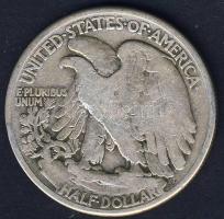 USA 1942. 1/2$ Ag "Walking" T:3 ph