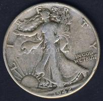 USA 1942. 1/2$ Ag "Walking" T:3 ph.