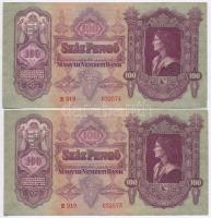 1930. 100P (2x) sorszámkövetők T:I-