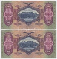 1930. 100P (2x) sorszámkövetők T:I-