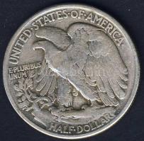 USA 1942. 1/2$ Ag "Walking" T:3 ph