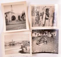 cca 1930 Egy nyaralás képei: tengerpart, városok, összesen kb. 60 db, 4,5×4 cm