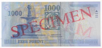 2010. 1000Ft "DA 0000051" rajta piros "MINTA / SPECIMEN" felülnyomással T:I / 
...