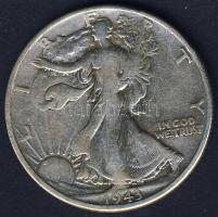 USA 1943. 1/2$ Ag "Walking" T:3 kis ph.