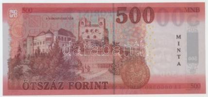 2018. 500Ft "EA 0000380" "MINTA" felülnyomással T:I / 
Hungary 2018. 500 Forint...