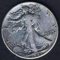 USA 1943. 1/2$ Ag "Walking" T:3 ph.