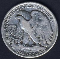USA 1943. 1/2$ Ag "Walking" T:3 ph