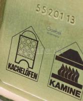 Goebel mázas kerámia kályha, jelzett, hibátlan, m: 12,5 cm