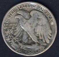 USA 1943. 1/2$ Ag "Walking" T:3 ph