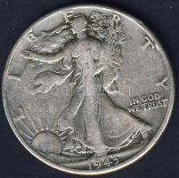 USA 1943. 1/2$ Ag "Walking" T:3 ph.
