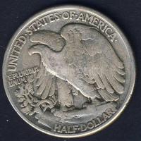 USA 1943. 1/2$ Ag "Walking" T:3 ph