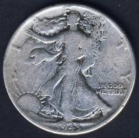 USA 1943. 1/2$ Ag "Walking" T:3 ph.