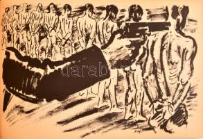 Frans Masereel Remember!
Berne, (1946.) Herbert Land. 27 t. (26 egész oldalas fametszet) Első kiadá...