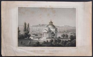 cca 1860 Ludwig Rohbock (1820-1883) - Johann Poppel (1807-1882): Balatonfüred. Pest, Lauffer és Stol...