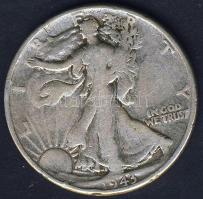USA 1943. 1/2$ Ag "Walking" T:3 ph.