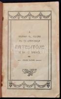 1912 A Palánkai áll. polgári fiú- és leány iskola értesítője az 1911-11 tanévről. 46p