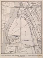 cca 1910 Csepel és a csepeli szabad kikötő térképe 35x27 cm