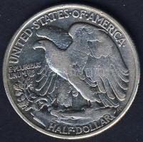 USA 1943. 1/2$ Ag "Walking" T:3 ph
