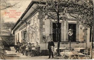 1910 Budapest XII. Svábhegy, Kovács vendéglője a "Vadásztanyához", terasz (EK)