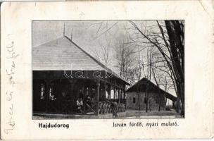 1922 Hajdúdorog, István fürdő nyári mulató (EK)