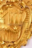 XIX. sz.: Tűzaranyozott bíborosi lánc. Nagyméretű címeres függővel 10,5 cm Hozzá készült dobozban / ...