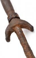 cca XVI. sz.: Középkori vas stilett. Rozsdás / Medieval stiletto. Rusty 36 cm