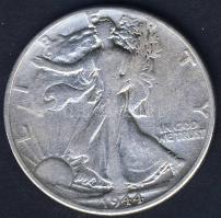 USA 1944. 1/2$ Ag "Walking" T:3 ph.