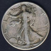 USA 1944. 1/2$ Ag "Walking" T:3 ph.