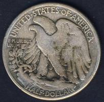 USA 1944. 1/2$ Ag "Walking" T:3 ph