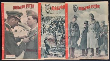 1944 Bp., A Magyar Futár IV. évfolyamának 10., 15. és 29. száma, sok képpel