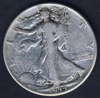 USA 1944. 1/2$ Ag "Walking" T:3 kis ph.