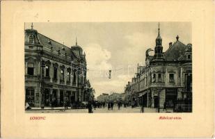 1911 Losonc, Lucenec; Rákóczi utca, Harsányi János, Hammermüller üzlete. W. L. Bp. 4714. Kiadja Kármán Zsigmond (EK)