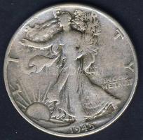 USA 1945. 1/2$ Ag "Walking" T:3 ph.