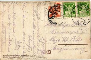 Zakárfalva, Zakaróc, Zsakaróc, Zakarovce; Római katolikus templom és plébánia. Kiadja Korach Henrik ...