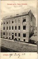 1911 Eperjes, Presov; Evangélikus Theologiai Otthon. Kiadja Divald Károly fia / Lutheran theological boarding school (EK)