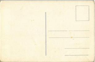 Eszék, Esseg, Osijek; Zupanijska ulica / utcakép az izraelita templommal, zsinagóga, Vilim Vogel üzl...