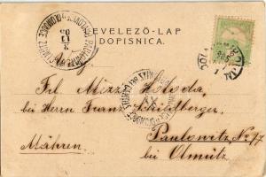 1905 Alsómiholjác, Unter-Miholtz, Donji Miholjac; Majláth kastély. Kiadja M. Roscher / Dvorac / Cast...