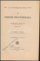 Dr. Marek József: A tehenek tőgygümőkórja. Bp.,1908, Pallas, 47 p.+5 t. Kiadói papírkötés, jó állapo...