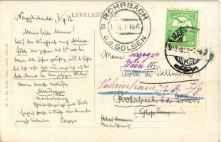 1912 Nagykikinda, Kikinda; Károly Lajos lovassági laktanya főkapuja, katonák. W. L. Bp. 2141. / K.u....