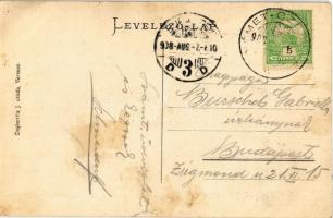 1908 Szerbcsernye, Németcsernye, Németcernya, Srpska Crnja (Magyarcsernye, Nova Crnja); Pályaudvar, ...