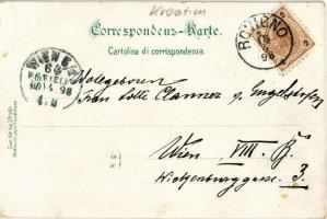 1898 Rovinj, Rovigno; Fabrica tabacchi, Aquario Berlinese, Ospizio Marino / tobacco factory, marine ...