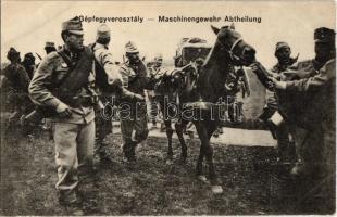 Gépfegyverosztály / Maschinengewehr Abteilung / WWI Austro-Hungarian K.u.K. military, machine gun division
