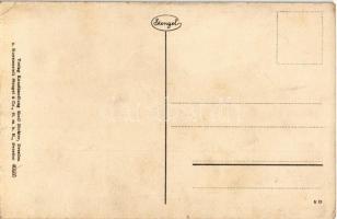 6 db régi művészlap Paul Heydel aláírásával / 6 pre-1945 litho art postcards signed by Paul Heydel, ...