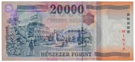 2004. 20.000Ft "MINTA" felülnyomással, "GA 0000186" sorszámmal T:I / Hungary 200...