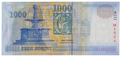 2000. 1000Ft "MINTA" felülnyomással, "Millenium", "DA 0000059" sorszám...